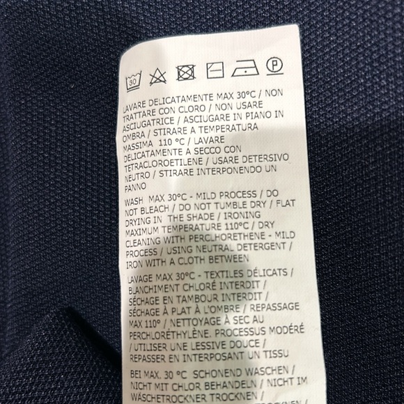 Weekend MaxMara navy knit pencil skirt. Size M - Picture 4 of 5